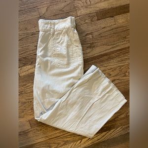 Torrid cream linen pants